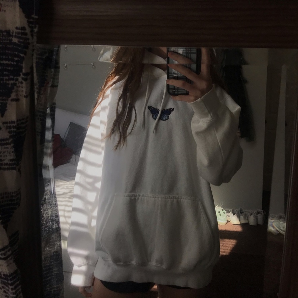 brandy melville butterfly hoodie